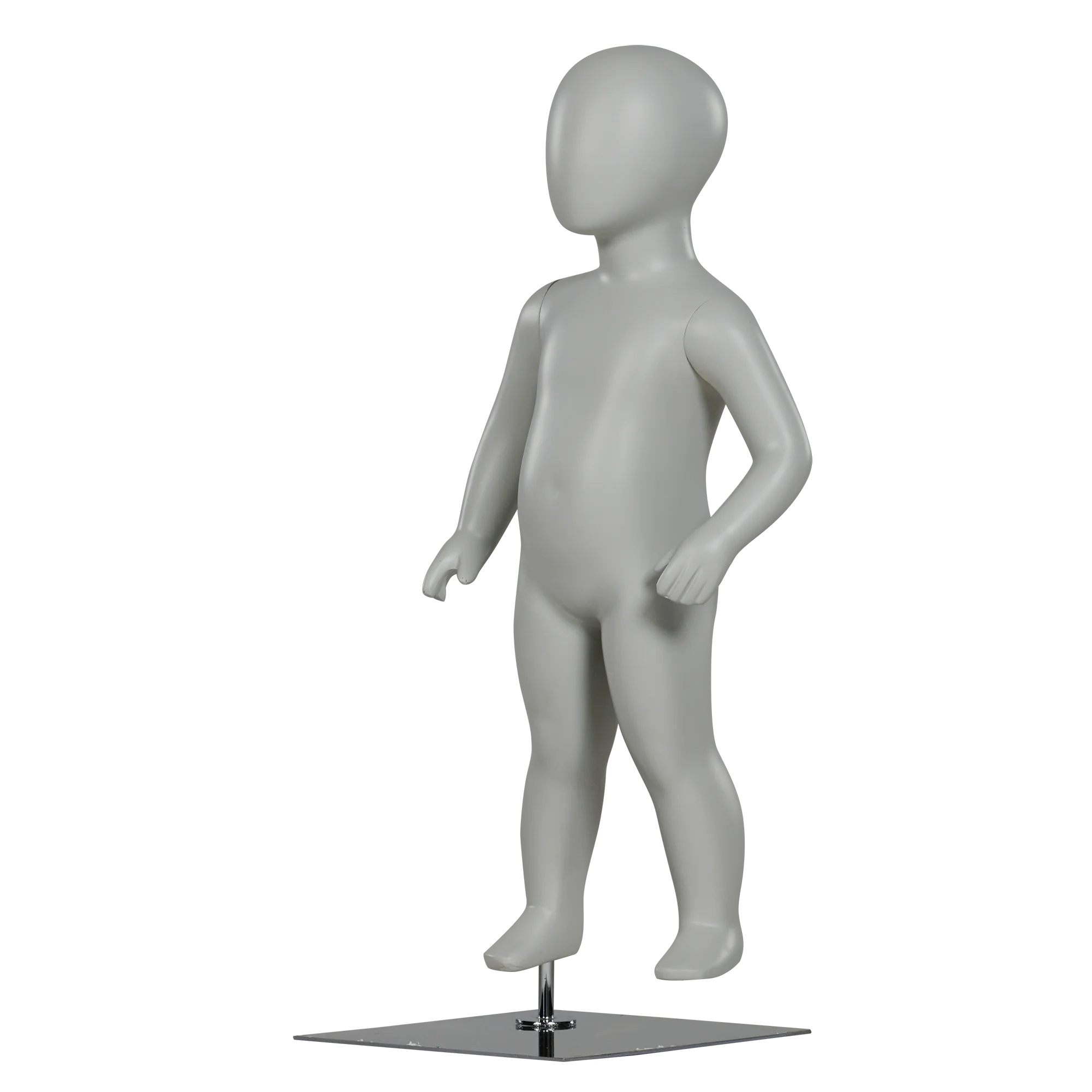 Wholesale fiberglass standing  mannequin unisex dummy baby mannequin child young models