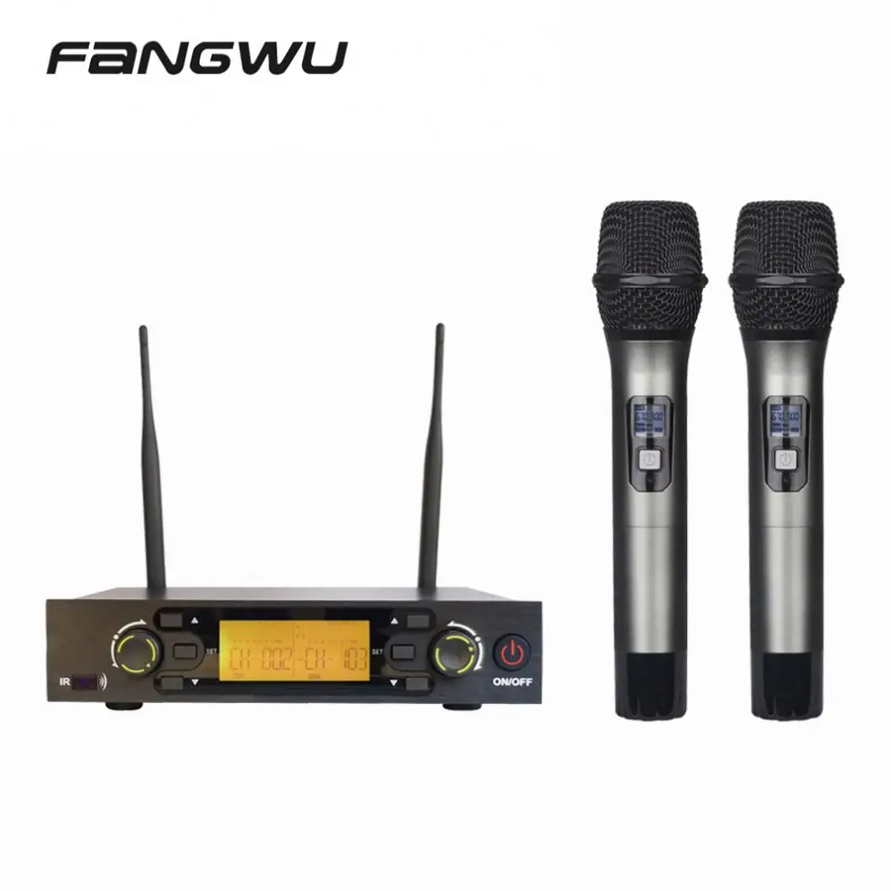 Professional Portable Headset Wireless Microphone Xlr Cordless Microphones Uhf