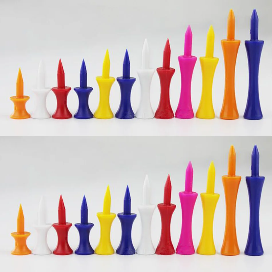 Customizable Bulk Colourful Novelty Short Plastic Tee Golf Tee