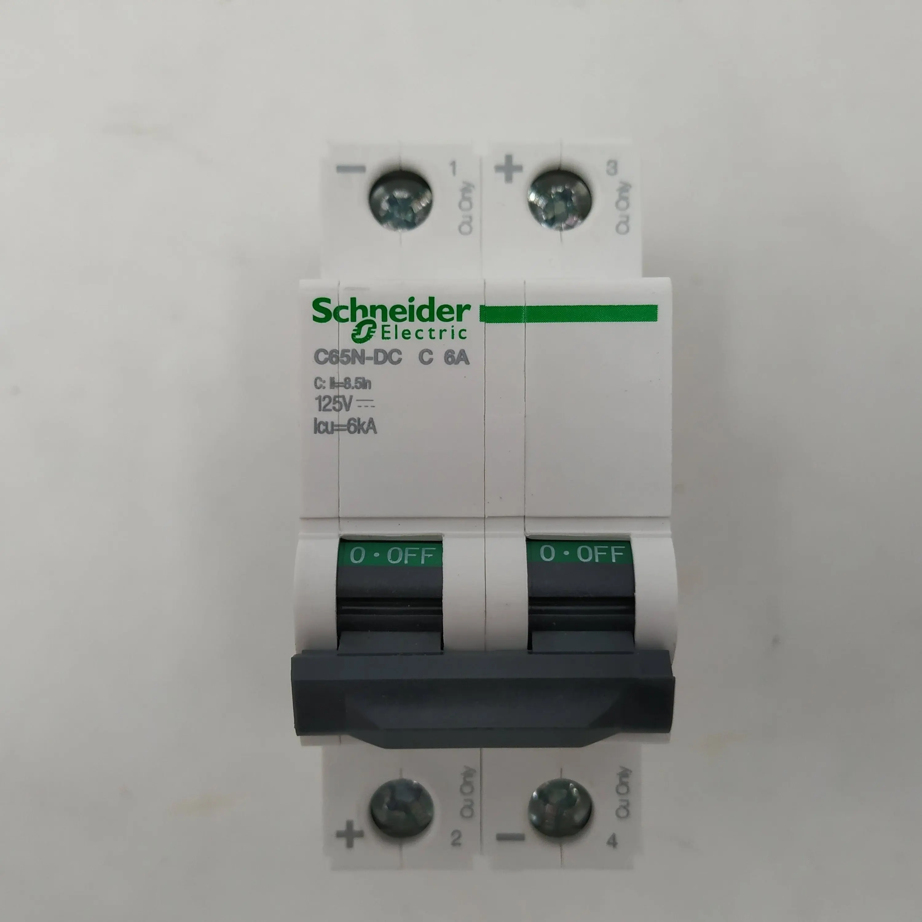  C65N-DC 2P C6A автоматический выключатель C curve 6A Icu = 6kA