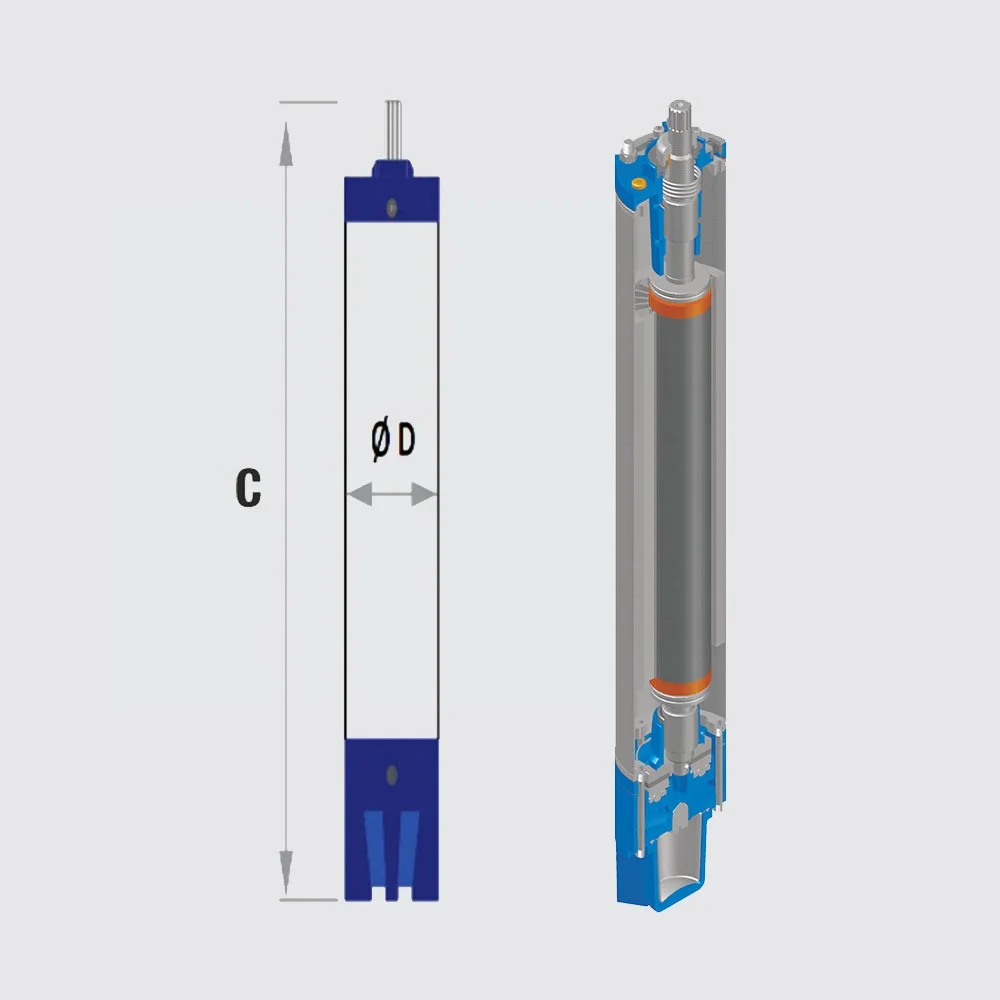 Submersible Pump Motor 10 INCH 175HP (129KW) (Cast Iron, Stainless Steel, Bronze, E-Series Plus)