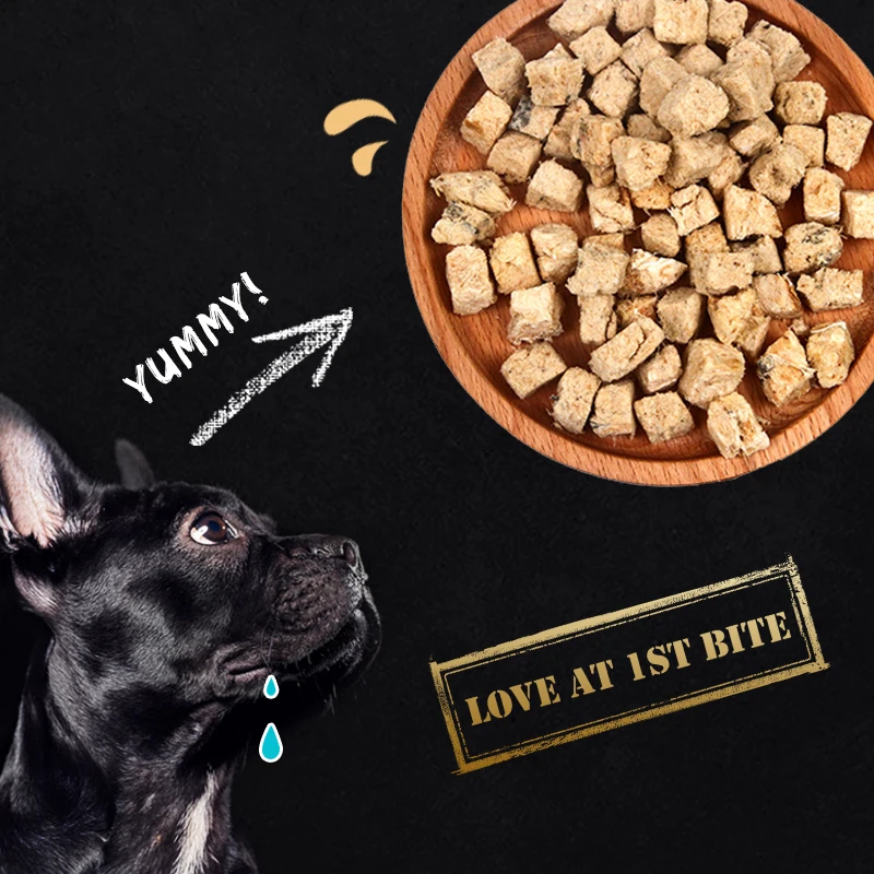 OEM Dog Treats Freeze Dried Food as Codfish & Fish Skin Natural Pet Snacks