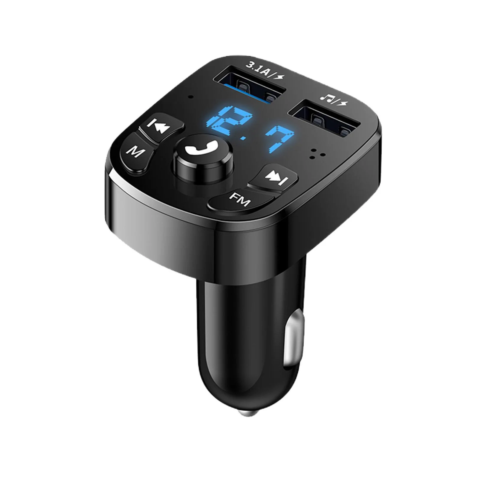 Car Wireless BT FM Transmitter MP3 Player USB 3.1A Fast Charger Adapter Handsfree