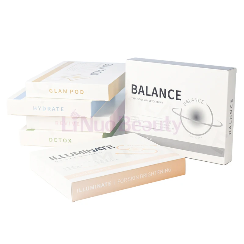 Portable Hydrodermabrasion Capsule Skin Brighten Glam Detox  Co2 Bubble Oxygen Pods Acne Treatment For Skin Whitening Serums