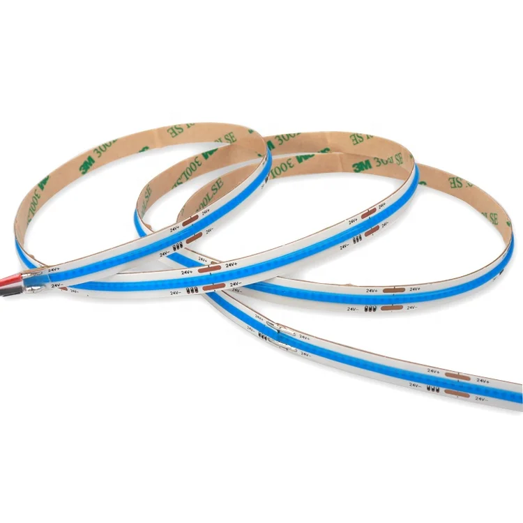 
COB flex strip light 480chip/M 5/10/15W COB single Blue color LED strip 