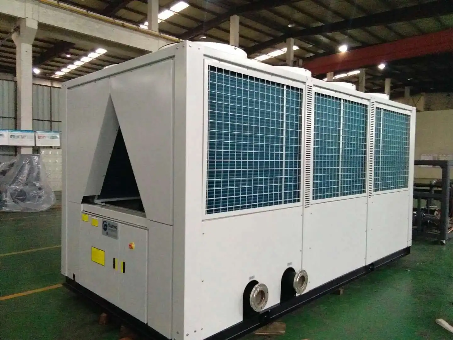 Коммерческий гибкий тепловой насос с управлением PLC модульный водяной охладитель