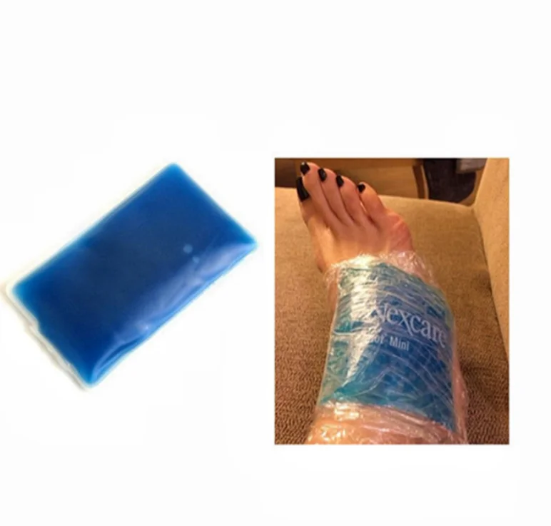 Logo Print Gel Ice Pack / Cold Compress Gel Bag / Non-Toxic Hot Cold Gel Pack