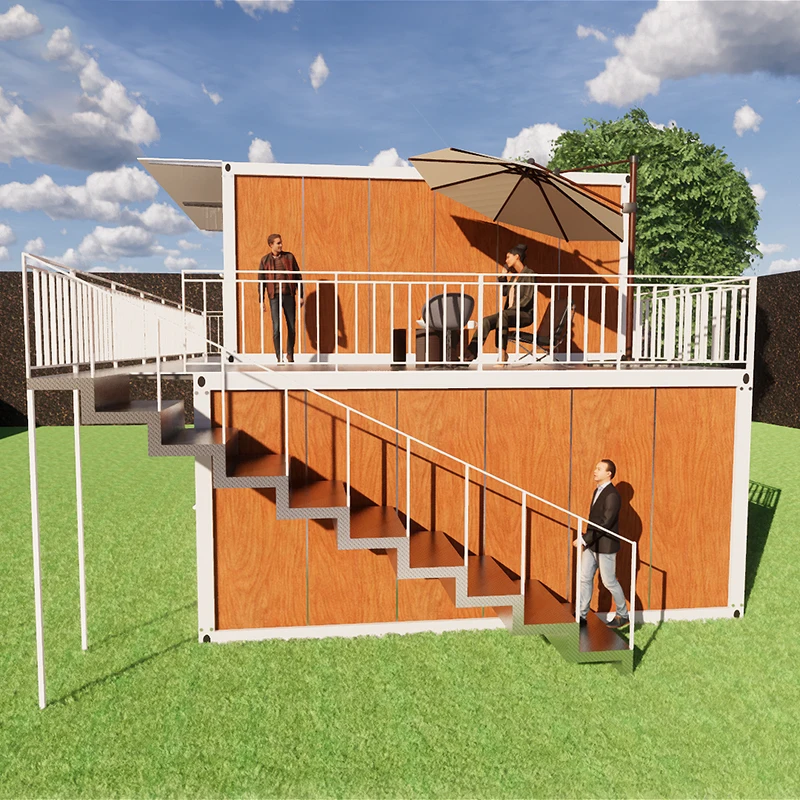 Detachable assembled tiny container Modular Homes Apartment prefabricated house Fireproof Material