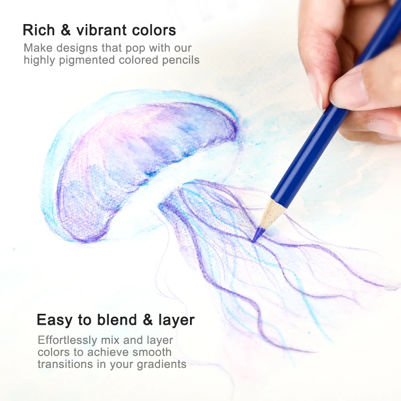 Gxin K001B48 custom Colored Pencils Paper cylinder tube box Artist Sketching Drawing Pencils set Art Craft for kids Supplies