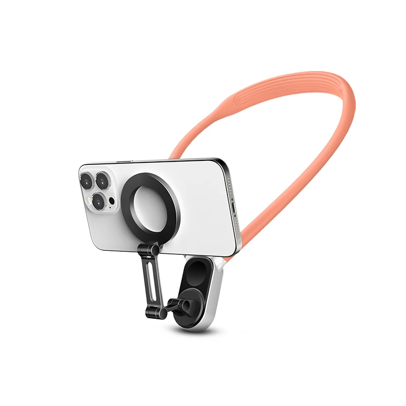 Wholesale New Design ABS Magnetic Neck Holder Mount Bracket Holder Mount for General Action Camera Cellphone