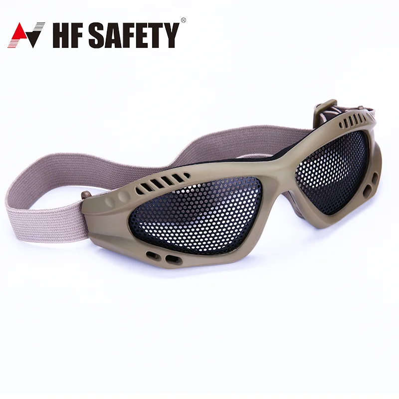 Outdoor Eye Protective Goggles Ce Approved Metal Mesh Safety Goggles For Forest Worker
