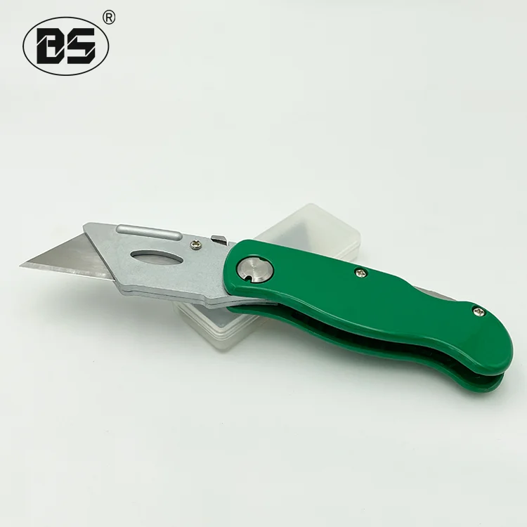 Wholesale folding knives pocket steel knives box cutter craftsman folding utility knife