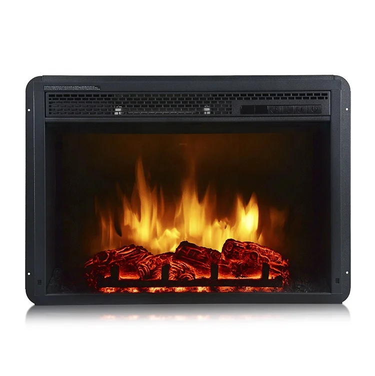 Современный домашний электрический камин, нагреватель, вставка в МДФ, защита от перегрева, камины, 23/26/28 дюймов
