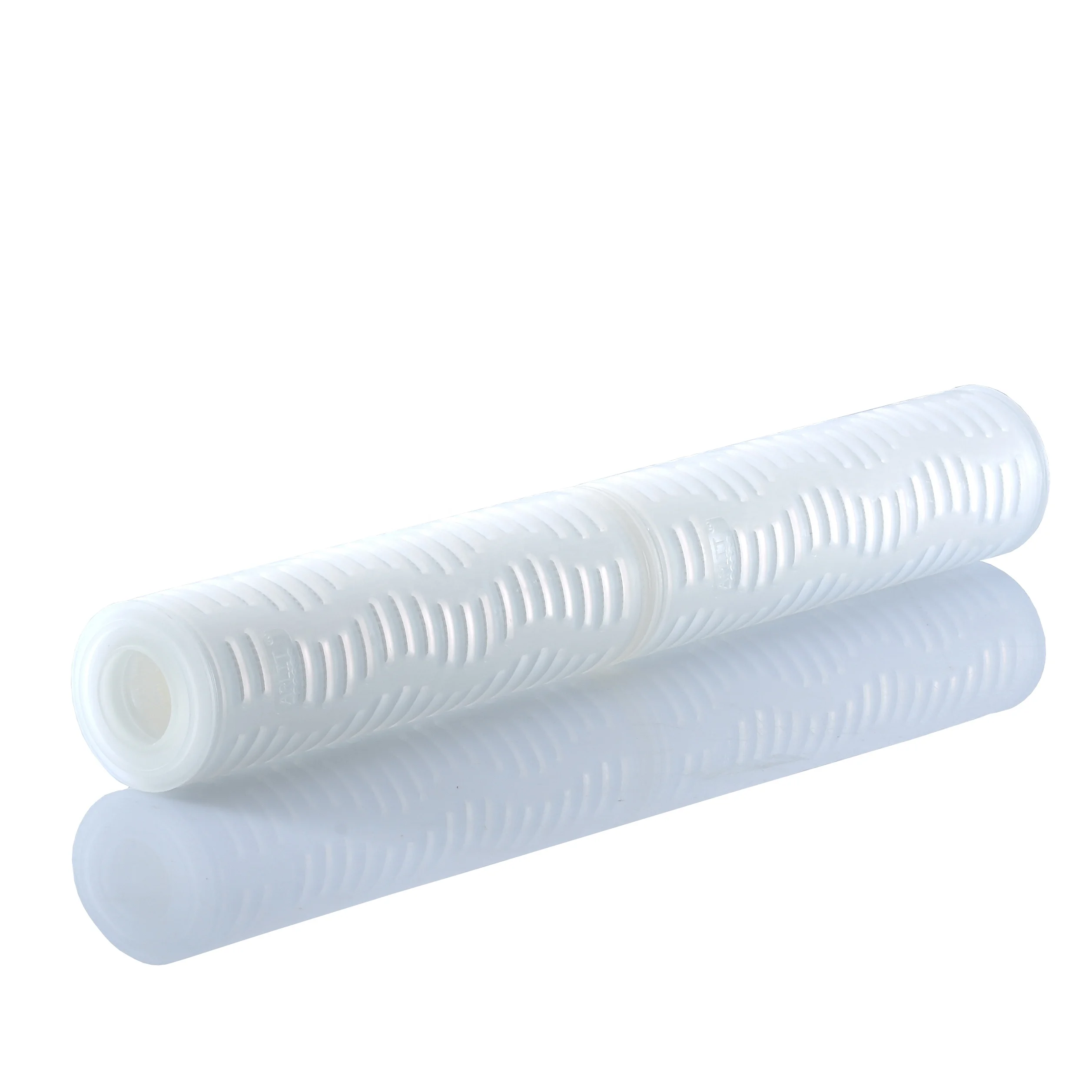 69mm 20 inch 0.1um PTFE membrane pleated filter cartridge for wines filtration