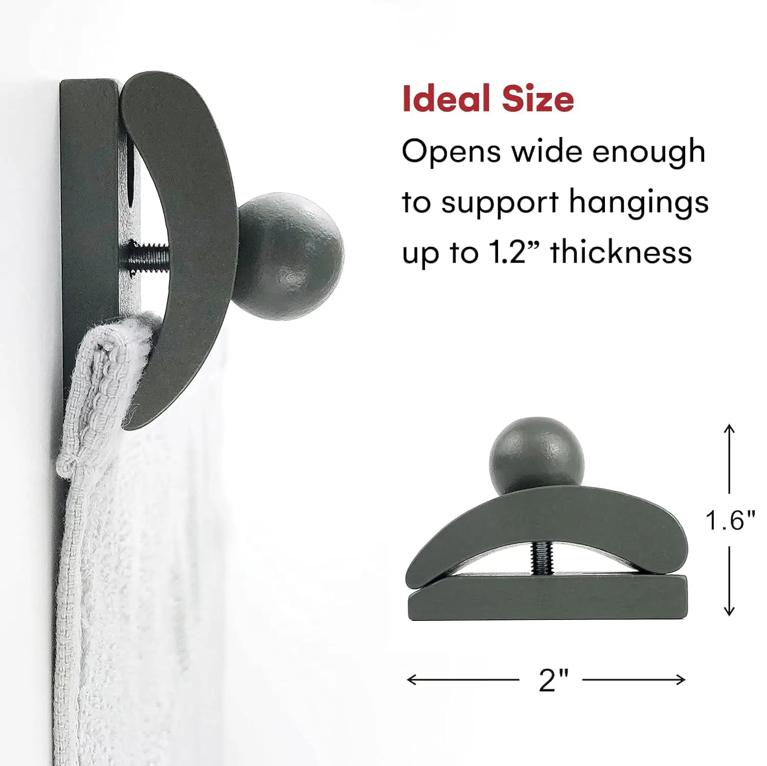 Hot Sale Wooden Quilt Wall Hangers Quilt Clips 4 Small Clips and Screws for Wall Hangings