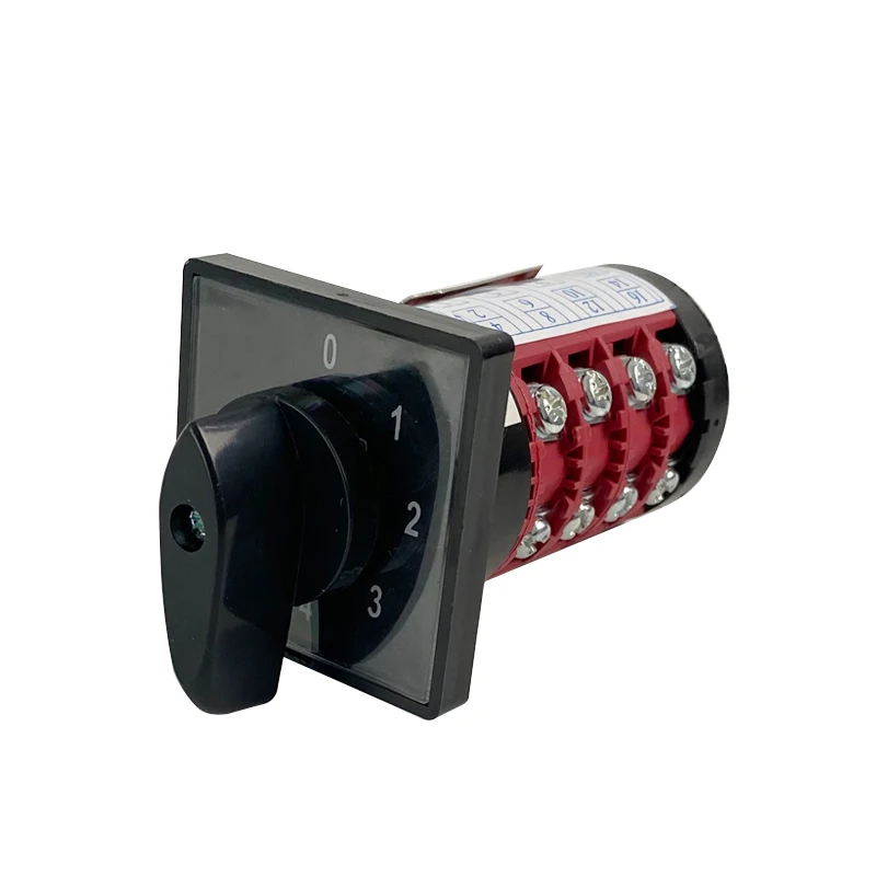 HZ8B-20/3/4 Electric Control Switch 4 Levels 20A 0-6 Positions Universal Changeover Rotary Cam Switch Interruptor HZ5B-20/4