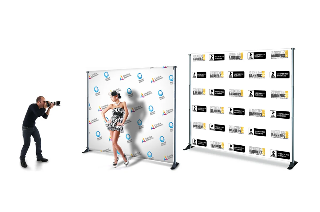 Photo Booth Backdrop Stand 8x10 Kit for Parties Adjustable Heavy Duty Metal Background Decoration Photography Banner Holder