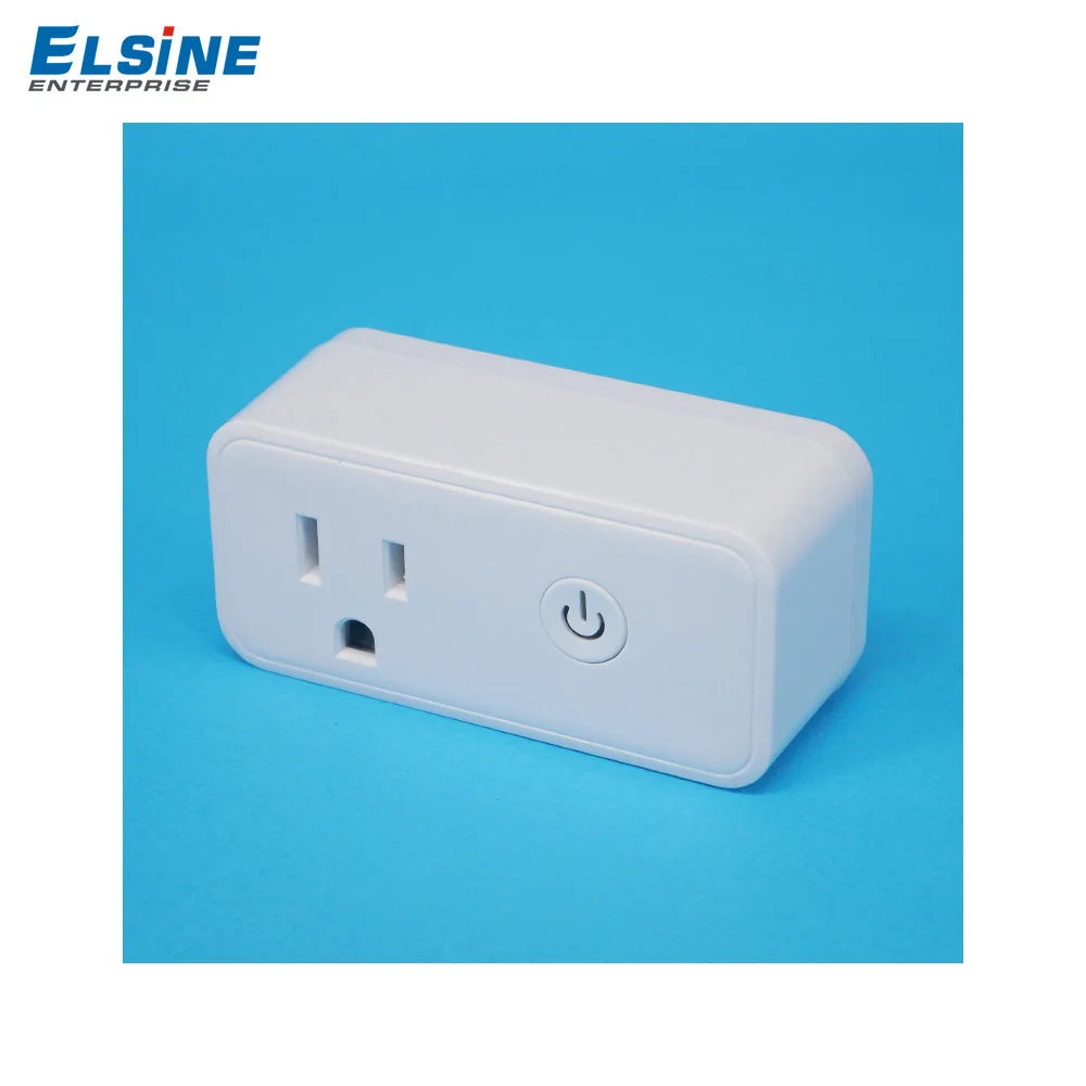 Intelligent life-15A US socket white remote control smart WIFI socket with energy meter function