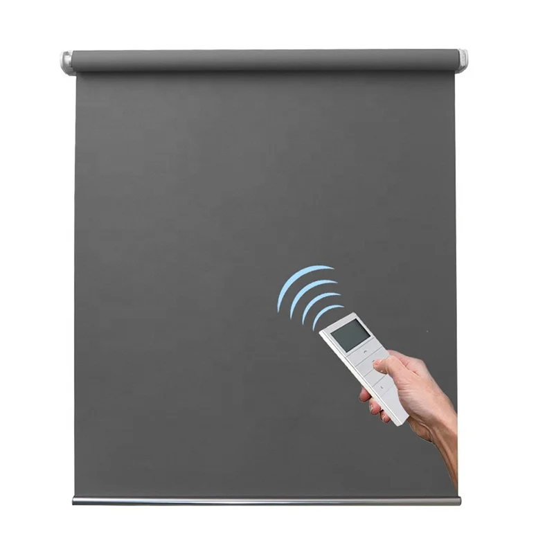 Wi-Fi Умный домашний роликовый навес с дистанционным управлением Зебра тихий постоянный ток или перезаряжаемый Электрический трубчатый