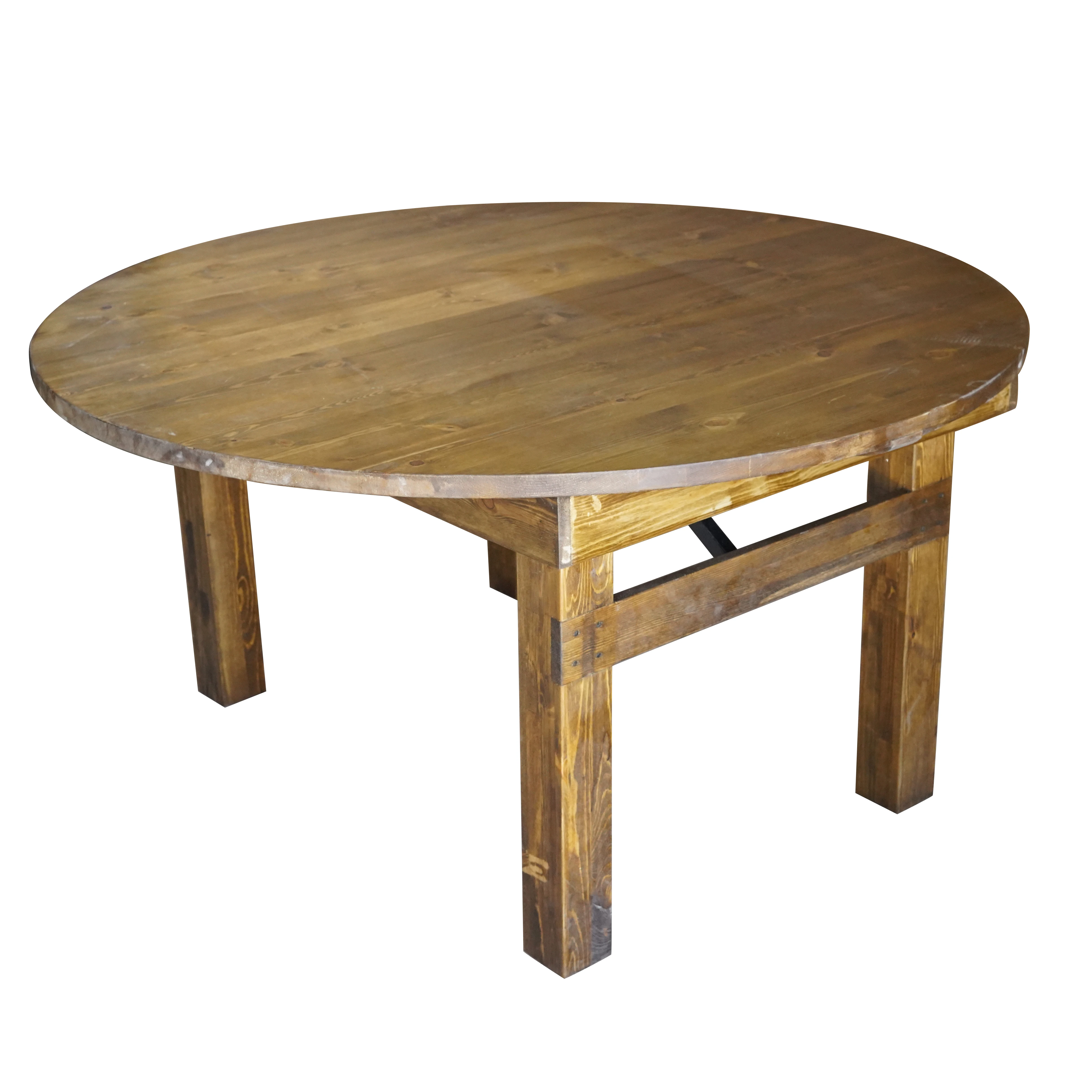 SZ Wedding Rustic Wood Round Farm Table for Events Party Dining Table