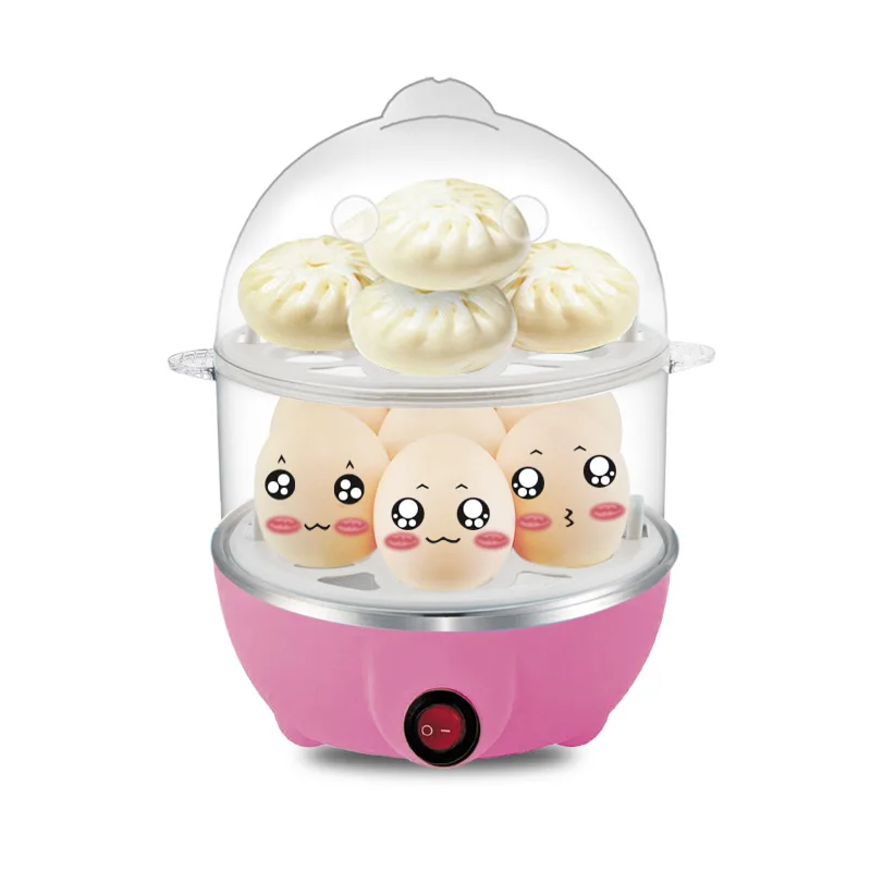 2024 Hot Selling Multi-Functional Egg Steamer Boiler Stainless Steel Egg Cokker Mini Anti-Dry Burning Egg Poacher