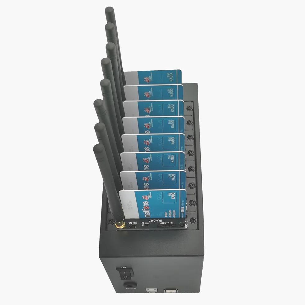 Высокоскоростной 3G SMS-модем UC20, 8 портов, отправляет массовые сообщения, 8 слотов