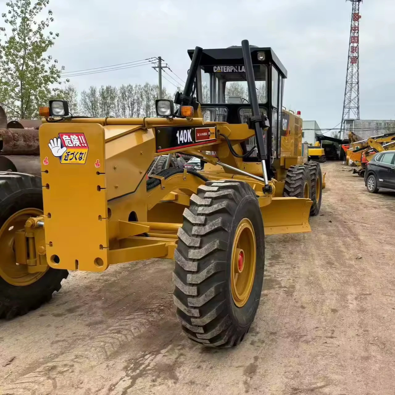 CAT140K USED GRADER for Sale Second-hand CATTERPILLAR 140k in SHANGHAI CHINA