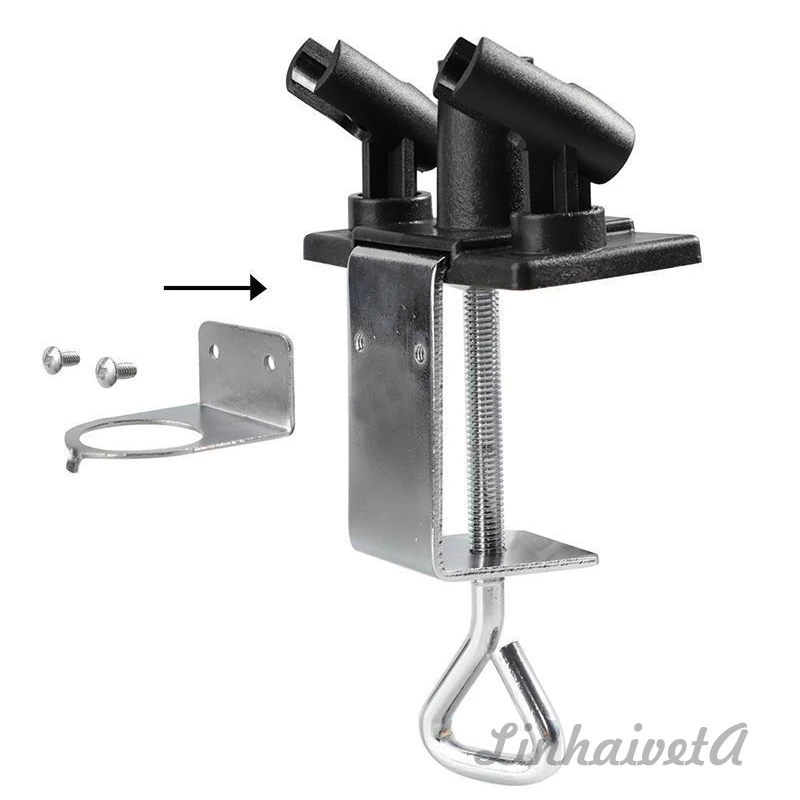 Universal Holds Up To 4 Airbrushes Top Holder Swivels Clamp To A Workbench Or Table Airbrush Holder