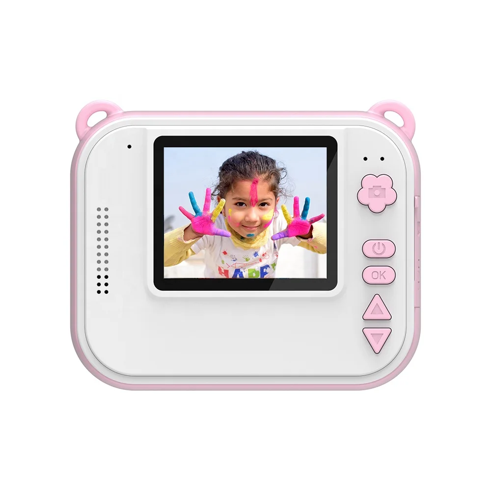 Mini toys 2.0 inch printer photo picture instant camera for kids print camera