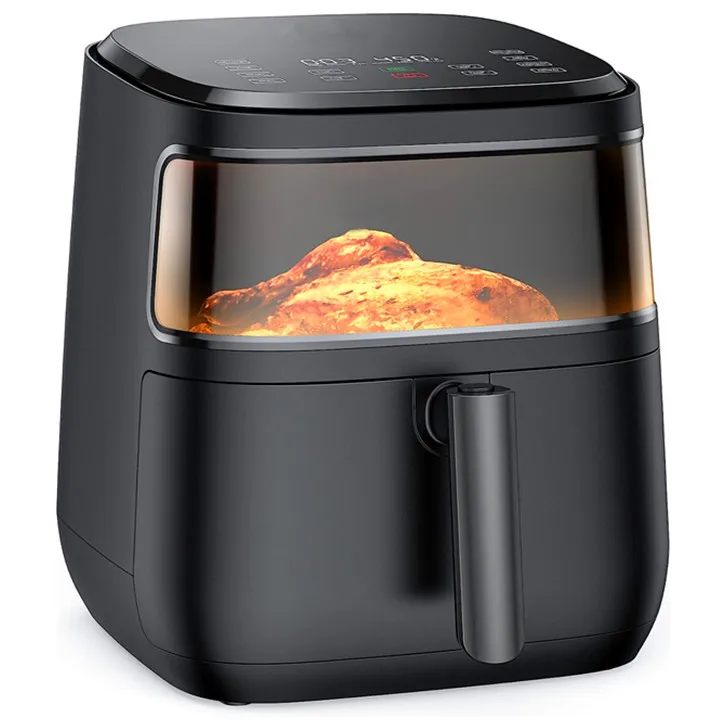 1800W 8.0 liter smart digital Oil Free  Energy and Time Saver air fryer