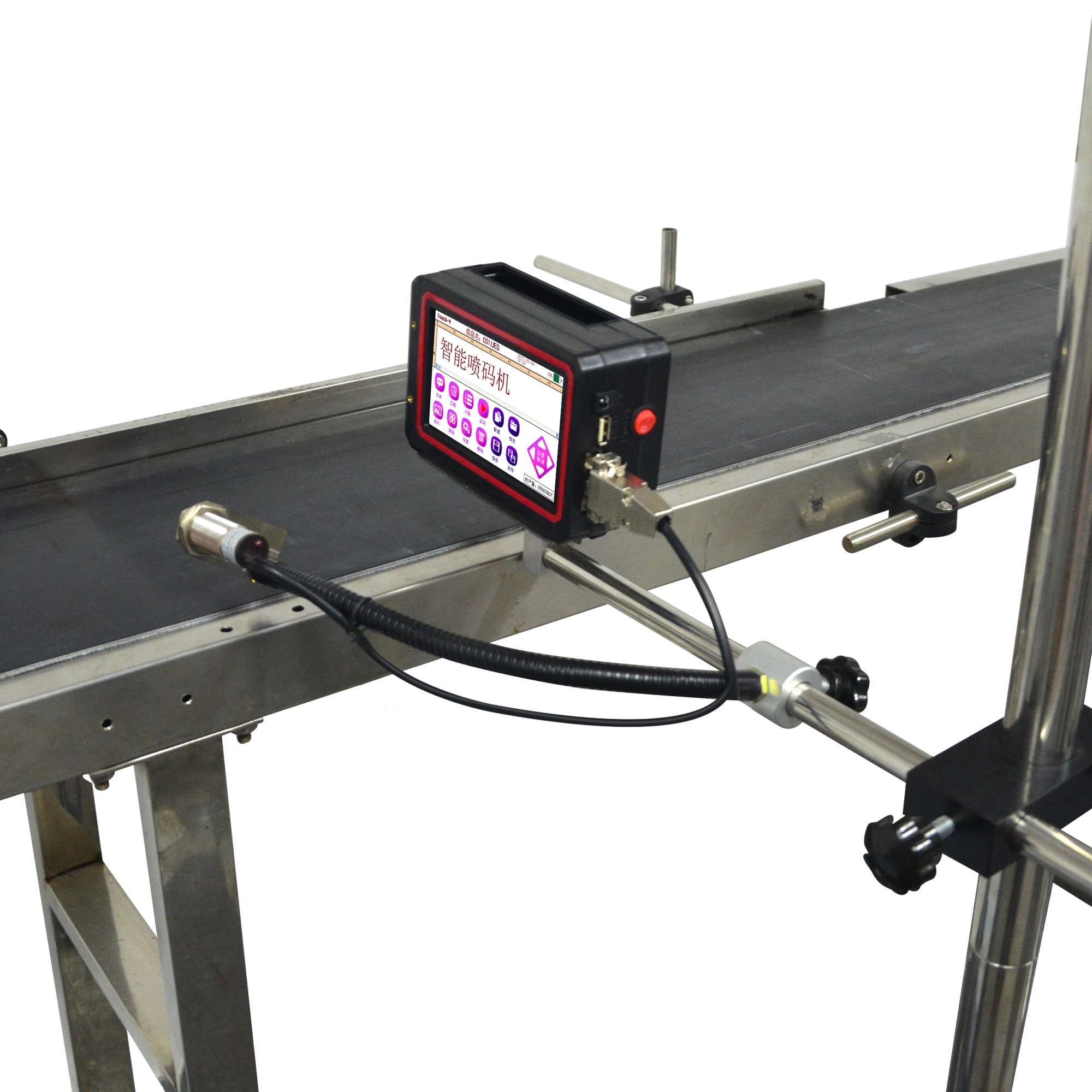 Cheap Price Batch Printing Machine Coder With Belt Date Glass Printing Machine