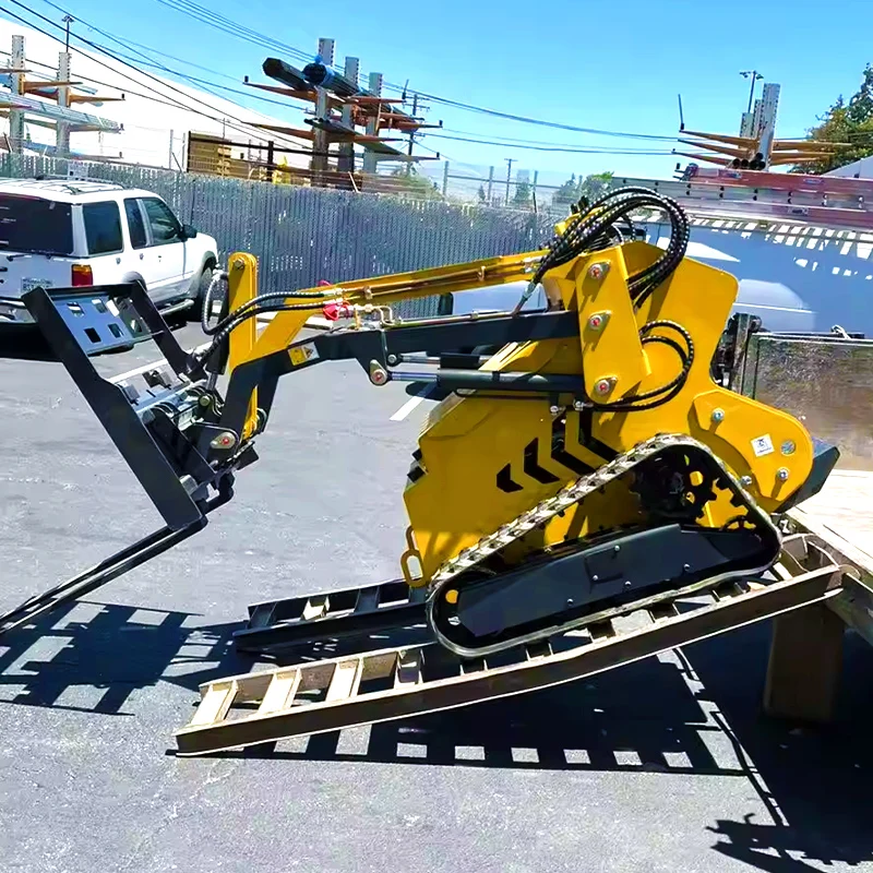 Skid steer loader High quality forestry mulcher skid steer loader with track Hot sales skid steer loader