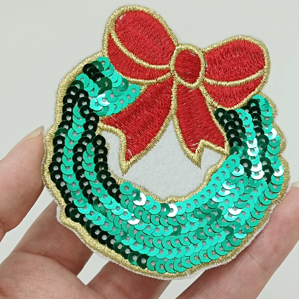 Best selling Embroidery Patch Custom temperature sensitive one touch  Wholesale Made Iron On Heat Transfer Embroidered Patches F