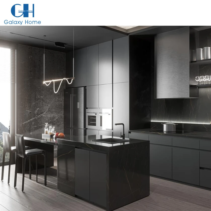 Galaxy Home Bathroom & Kitchen современный модульный дизайн Шкаф Меламиновый кухонный шкаф