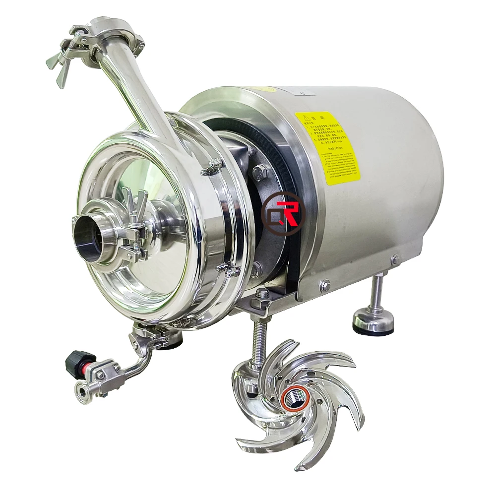 MIlk Food Beverage Wine Processing Sanitary Stainless Steel Sanitary milk pump