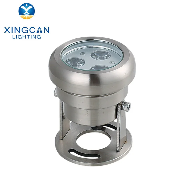 Refined SS304Fountain Underwater Lamp 24v Ip68 Water Fountain Underwater Light Led 3w 6w 9w 12w Ip68 Underwater Led Light Rgb