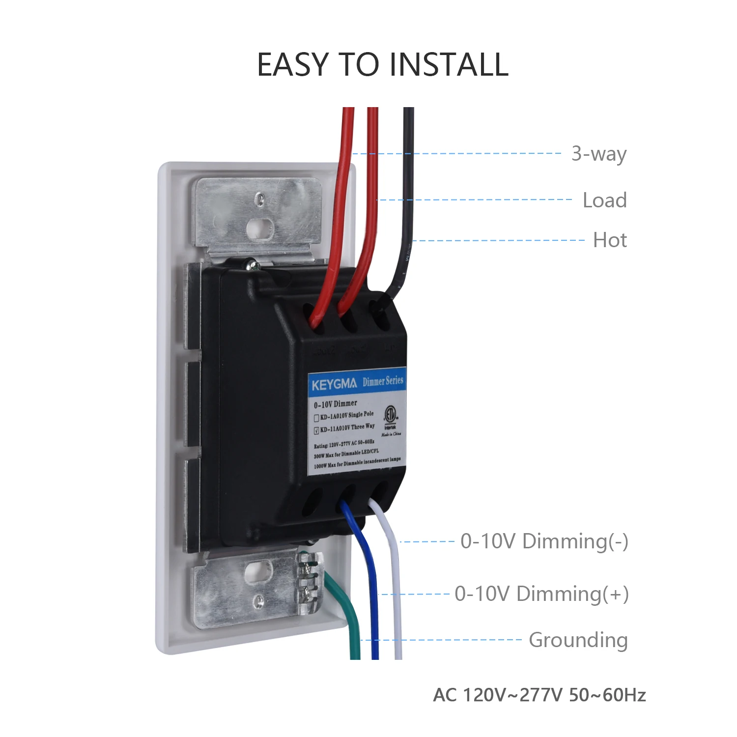  Плавное затемнение 600 Вт Incadesant/LED/CFL 0-10 в светодиодный регулятор яркости с пластиной