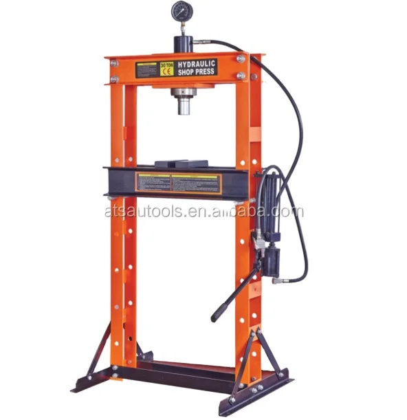 4T Air/Hydraulic Pneumatic Shop Press with gauge CE