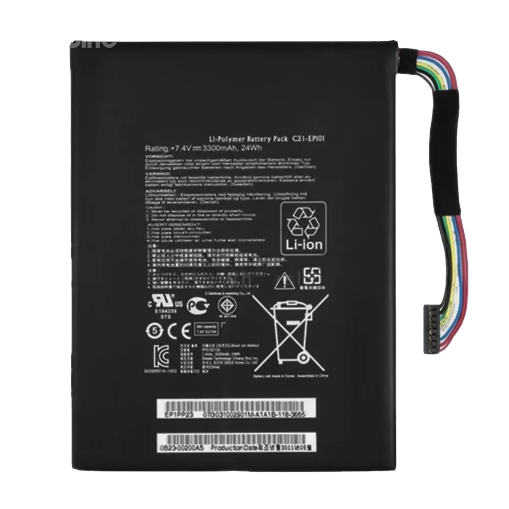 7.4V 3300mAh C21-EP101 Tablet Laptop Battery for ASUS Eee Pad Transformer TF101 TR101 Tablet