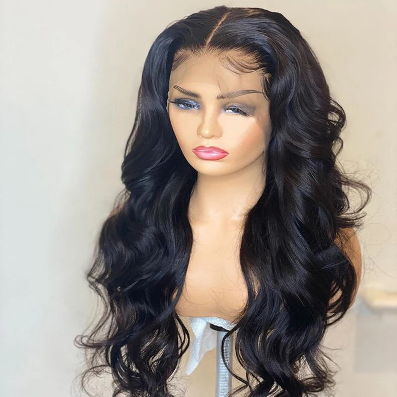 Прямая Заводская цена, 13x4, волнистые передние парики на сетке, человеческие волосы, бразильские человеческие волосы, парики с выравненной кутикулой, натуральные волосы, парик