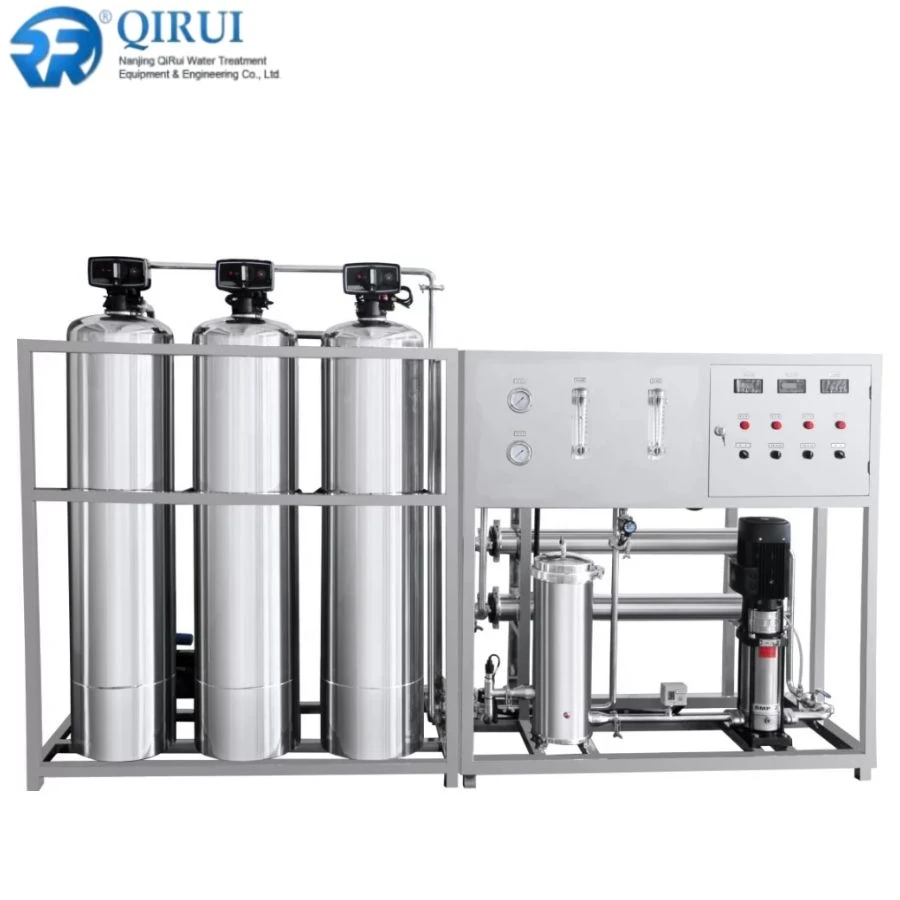 PLC man-machine microcomputer control 8t reverse osmosis equipment GMP purified water equipment
