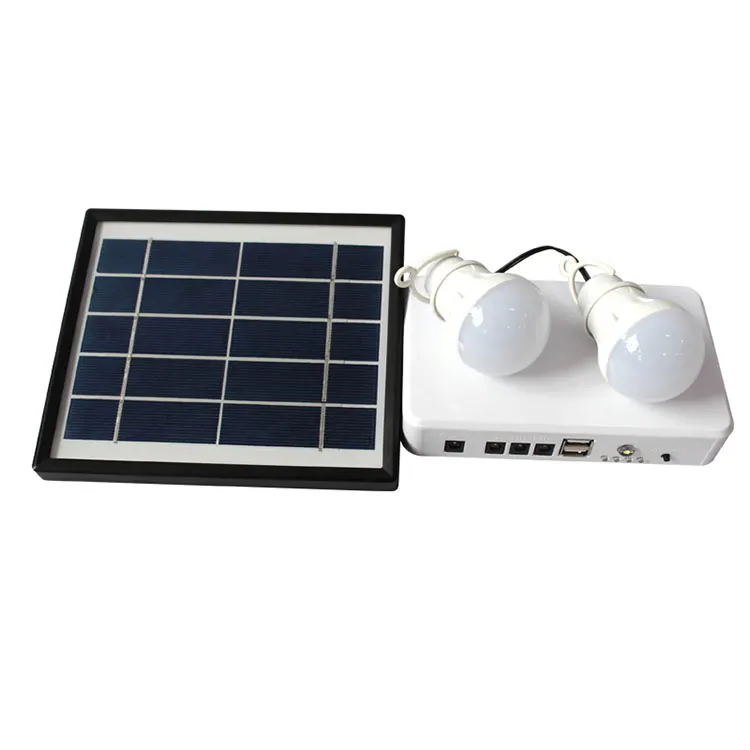 Gainjoys home mobile charging solar led light kits solar panel system mini solar system for Africa