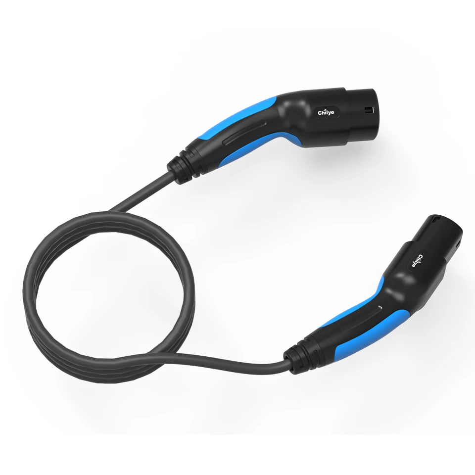 
IEC 62196-2 Type 2 Male to Female 32A Single Phase Mode 3 EV Charging Cable 