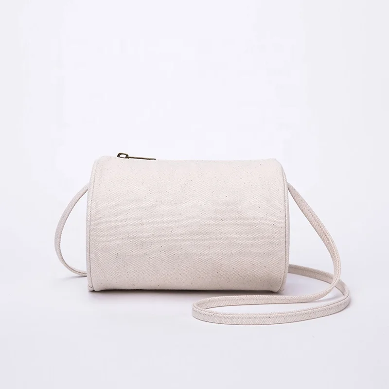 Темпераментная сказочная диагональная упаковка, Корейская Холщовая Сумка через плечо, Женская литературная цилиндрическая сумочка