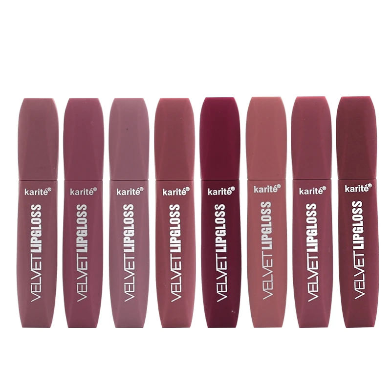 8 Colors Factory Direct Sale Liquid Lipstick Cosmetics Waterproof Velvet Matte High Pigment No. 7878 Lipgloss