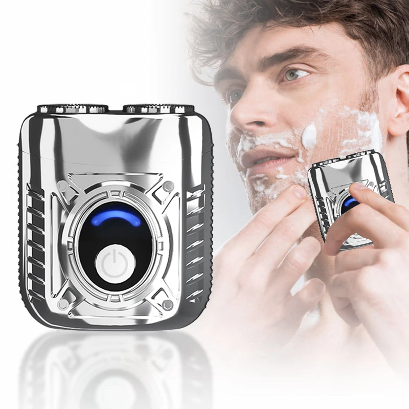 Mini Portable Home Pocket Electric Razor Waterproof Rechargeable Electric Shaver For Men Face