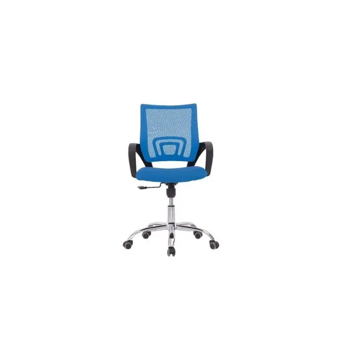 Factory Cheap Modern Metal Base Staff Conference Chair Leather Mid High Back Executive Office Visitor For Meeting Room
