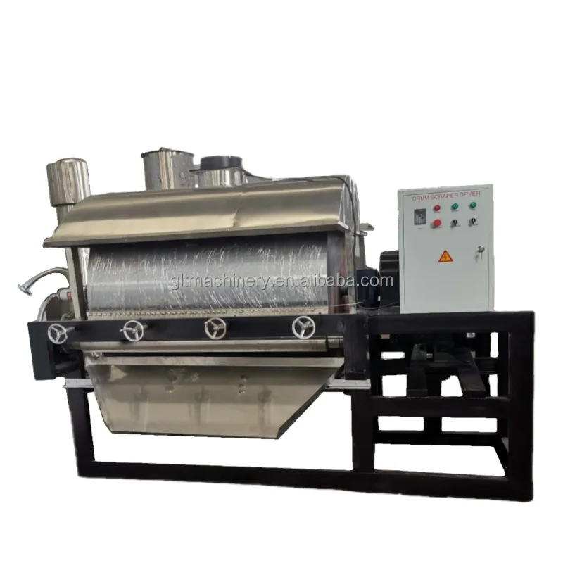 Dryer Starch Powder drum dryer for Beer active dry yeast rotary drum scraper dryer Sweet Potato Drying Machine