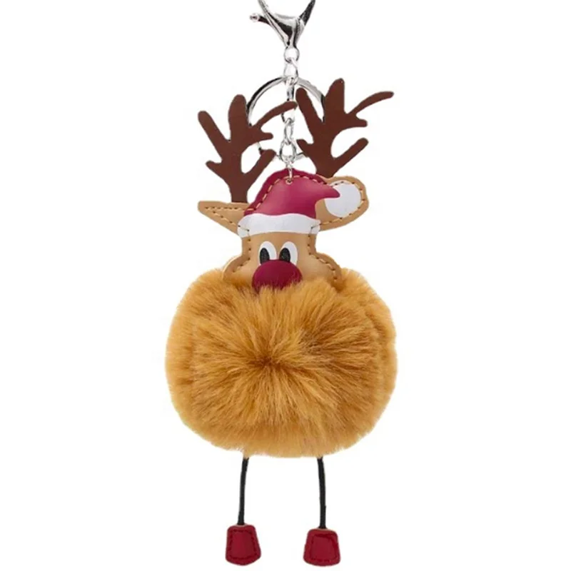 Роскошный брелок Аксессуары Рождественский олень брелки для рекламных подарков застежка