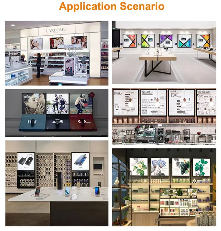 Samidisplay 22 дюймов Крытый высокой четкости digital signage рекламный дисплей квадратный ЖК-экран для салона красоты